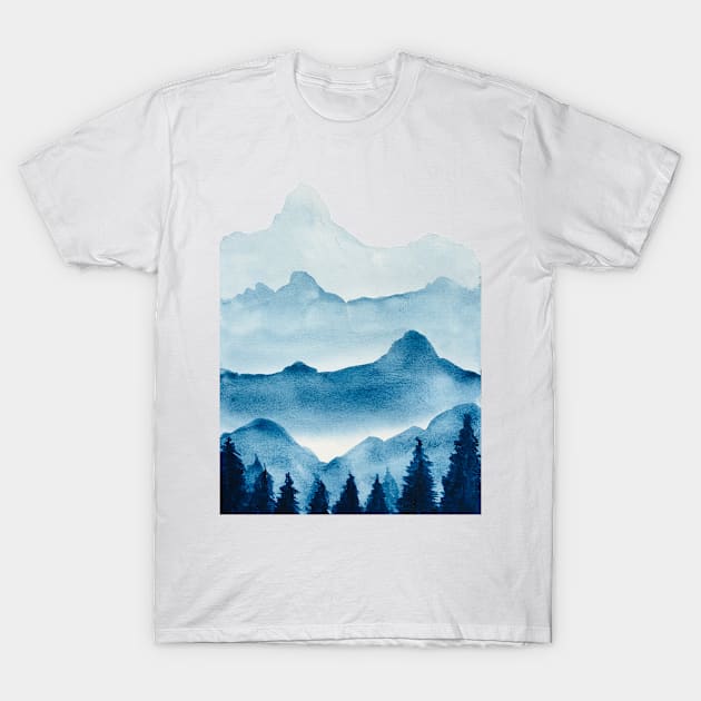 watercolor painting T-Shirt by Rizaldiuk